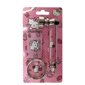 Pipa Metal Screens & Grinder 80 mm. Hello Kitty