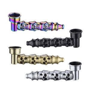 Pipa Metal Skull 80 mm. Pack 4 ud