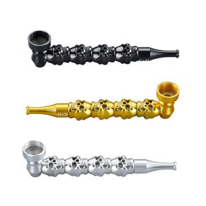 Pipa Metal Skulls 12.5 cm. Pack 3 ud.