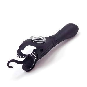 Pipa Silicona & Glass Bowl Veneno 14 cm.