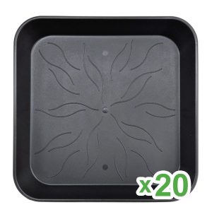 Plato Cuadrado 29x29 cm Easy Garden 20 uds.