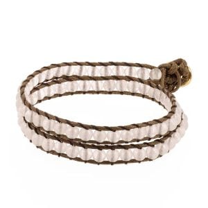 Pulsera Naga Cuarzo Rosa