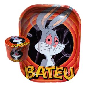 Set Bandeja Metal 18x14 cm. Grinder Bugs 50 mm.