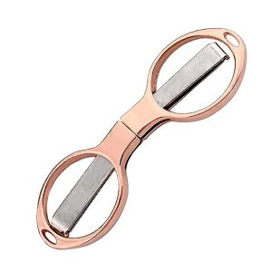 Tijera Plegable Pocket Grindear Bronce 10 cm.