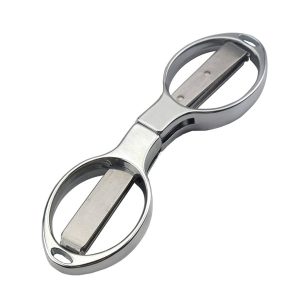 Tijera Plegable Pocket Grindear Silver 10 cm.