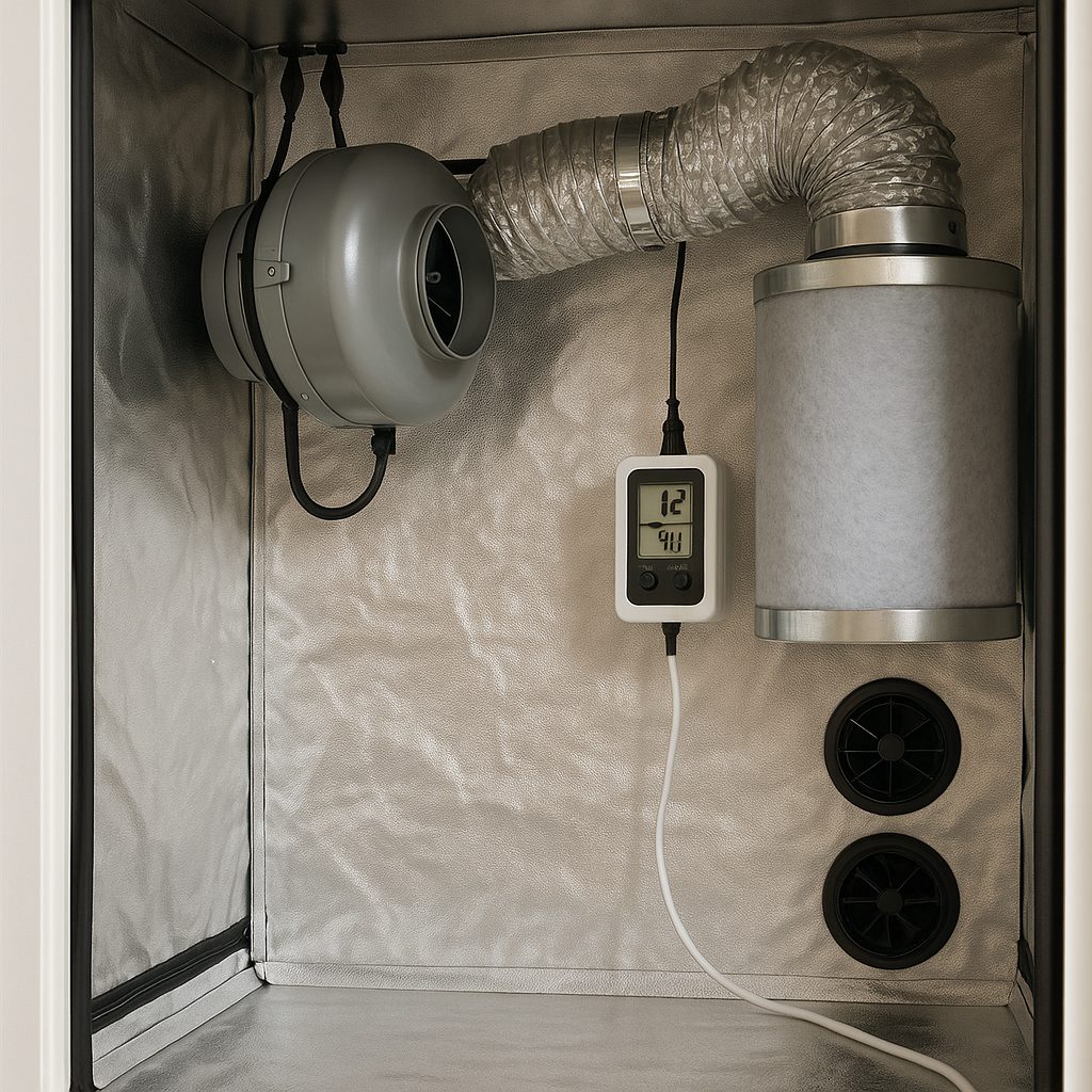 cómo montar armario cultivo indoor