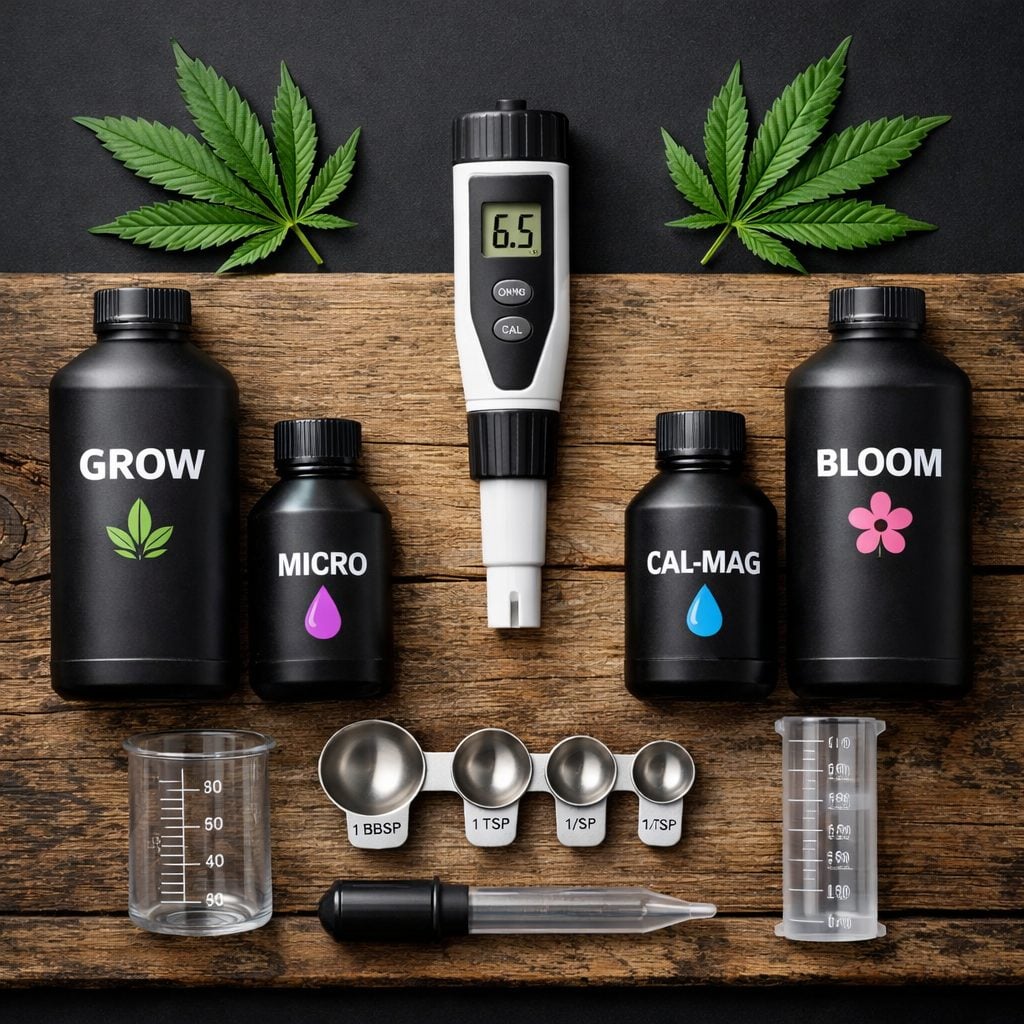 Deficiencias nutricionales en cannabis: identificación por síntomas (guía visual)