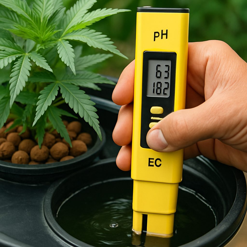 pH y EC en cultivo indoor: valores ideales por fase (tabla completa)