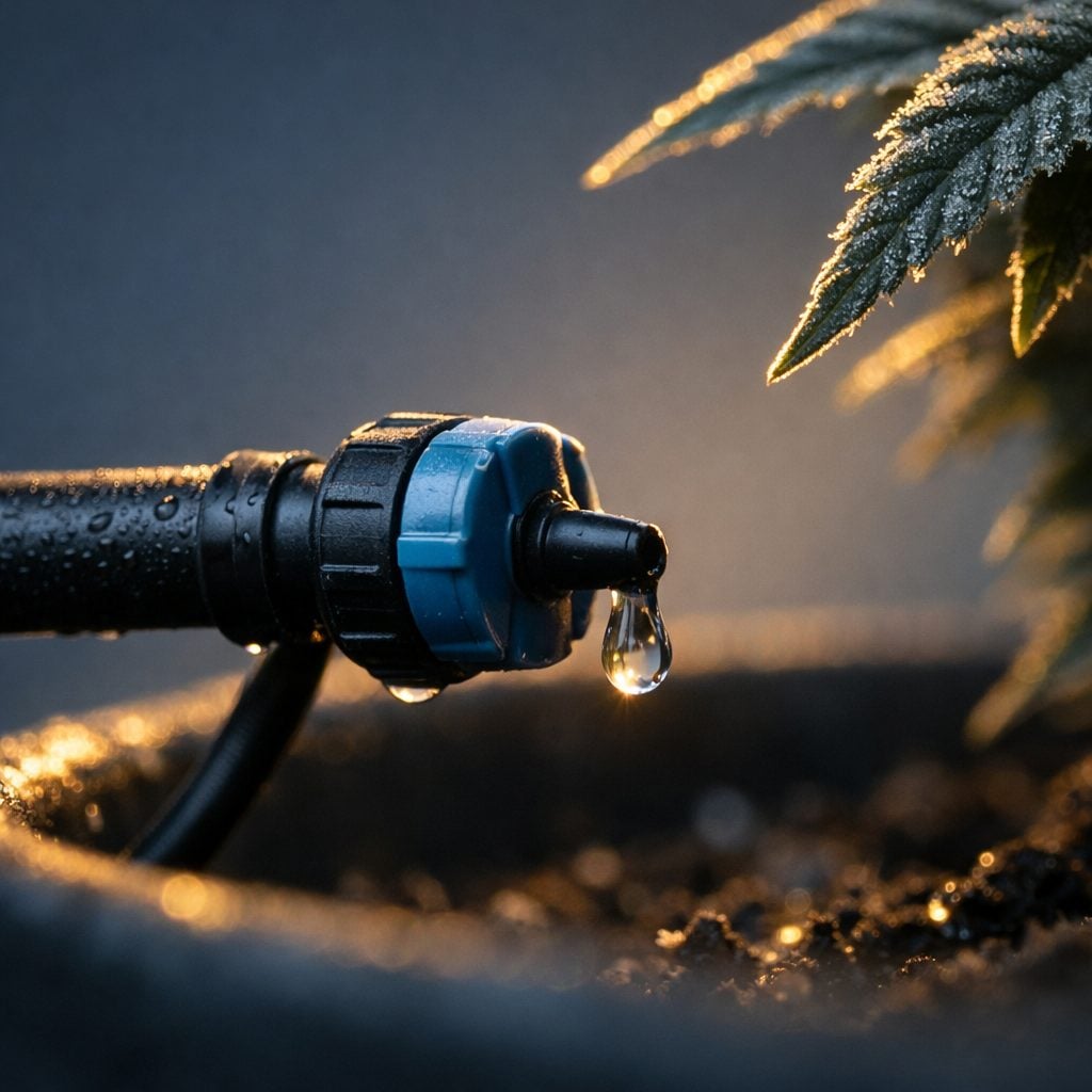 Riego por goteo automático para cultivo indoor: montaje paso a paso