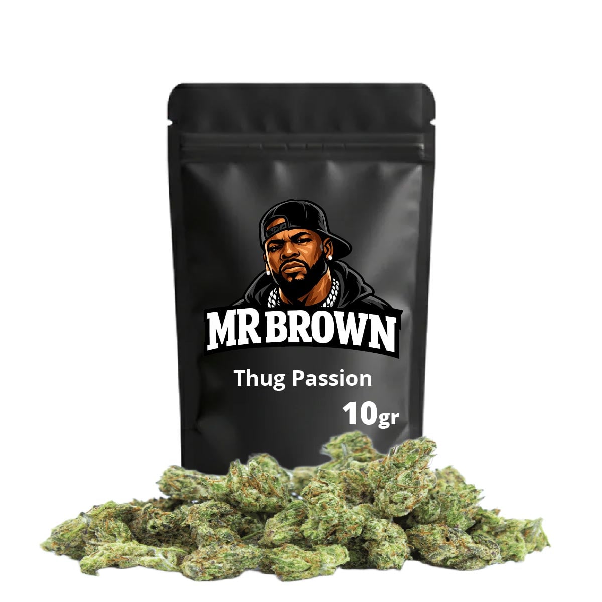 Thug Passion Small Buds Mr Brown 10g - cogollos pequeños CBD