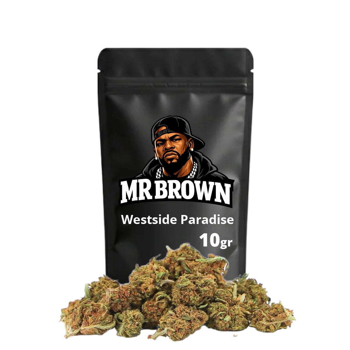 Westside Paradise Small Buds Mr Brown 10g - cogollos pequeños CBD