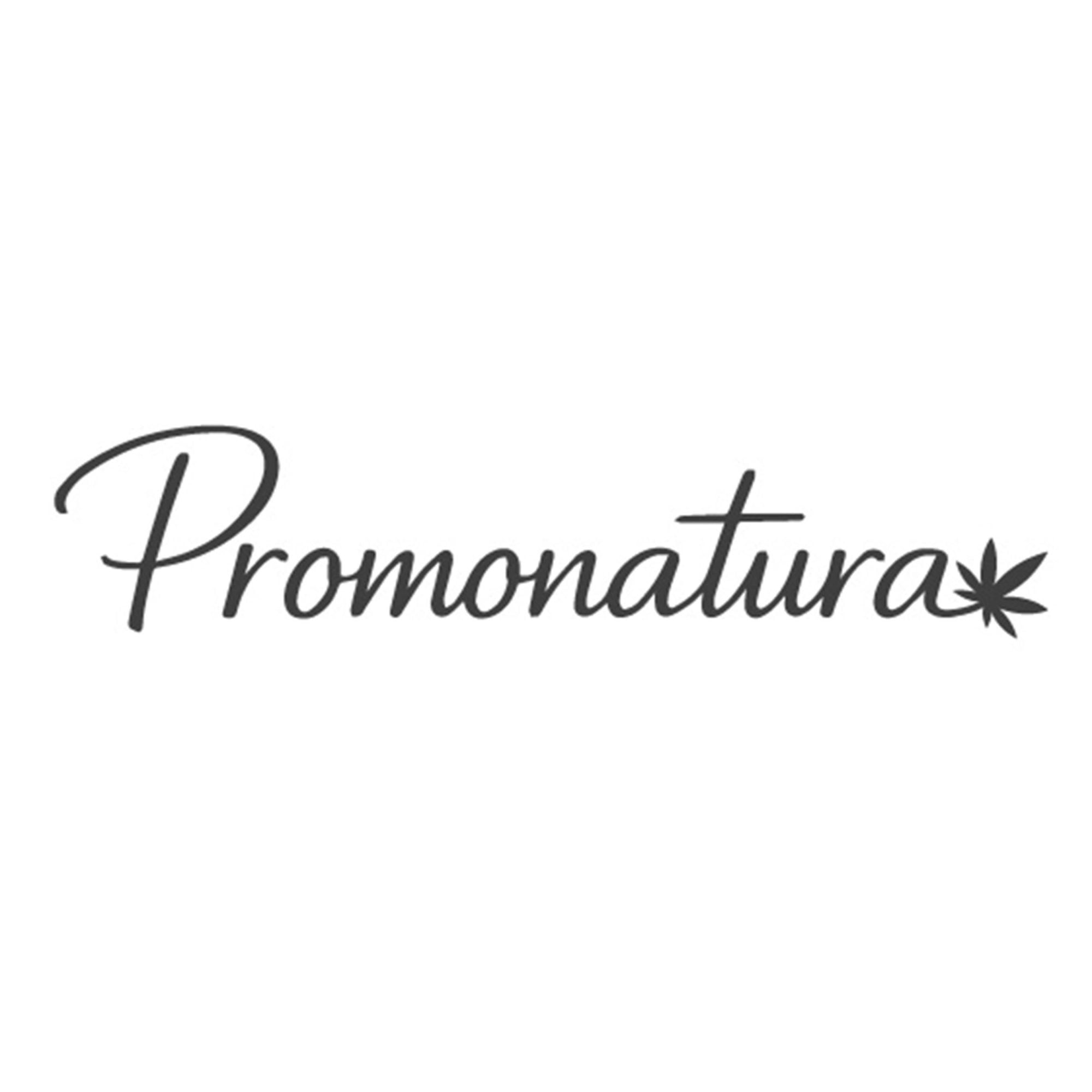 Logo de Promonatura, marca de flores de CBD