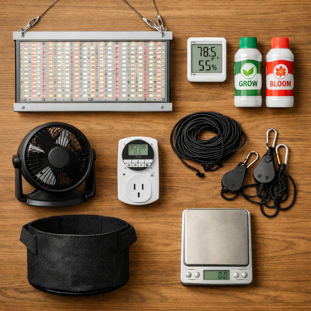 Cultivo primerizo: checklist definitiva de material